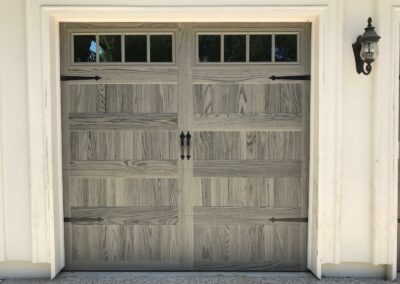 8x8 5983 driftwood color w  madison glass spade hardware